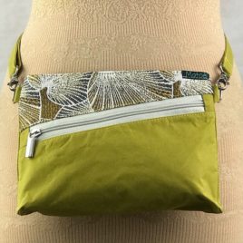 Pochette ceinture 3 en 1 lime et jacquard Lotus